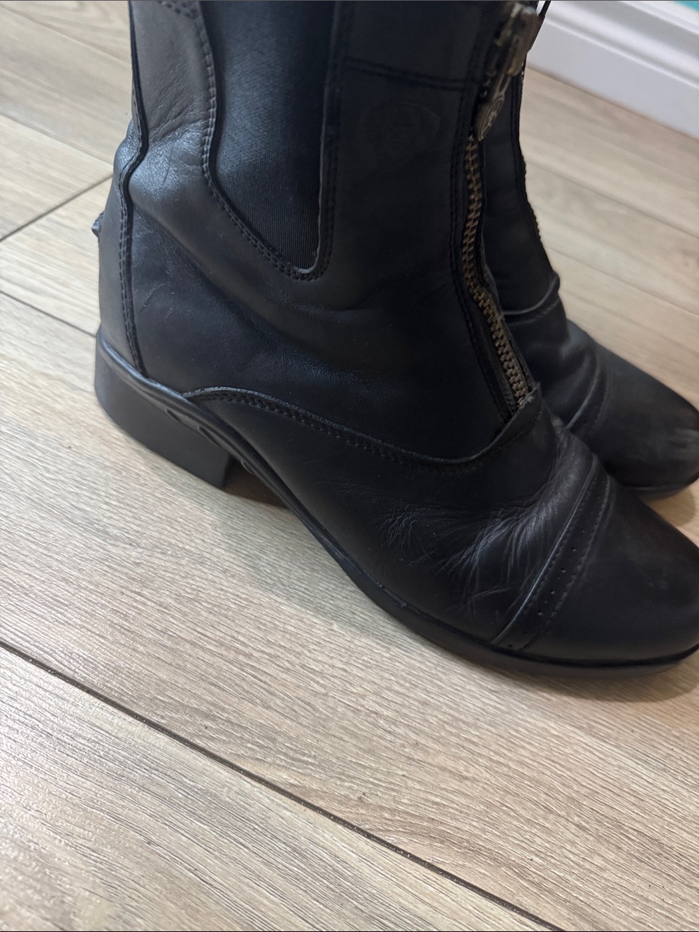 Ariat front-zip English riding paddock boots - Picture 3 of 7